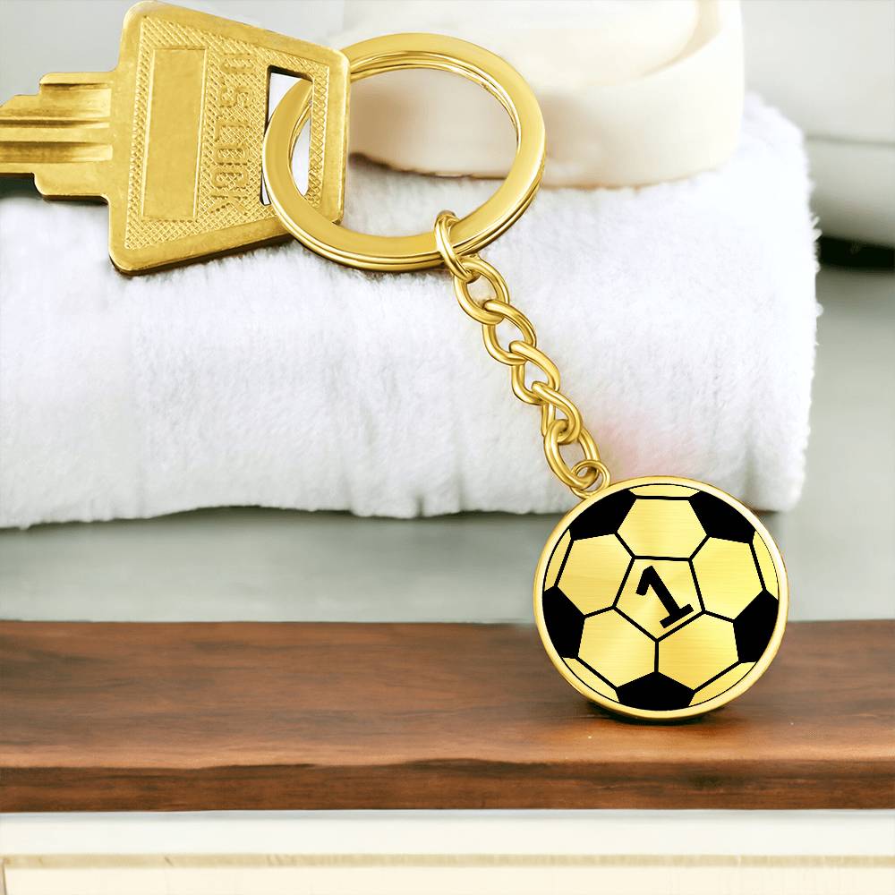 Soccer Keychain