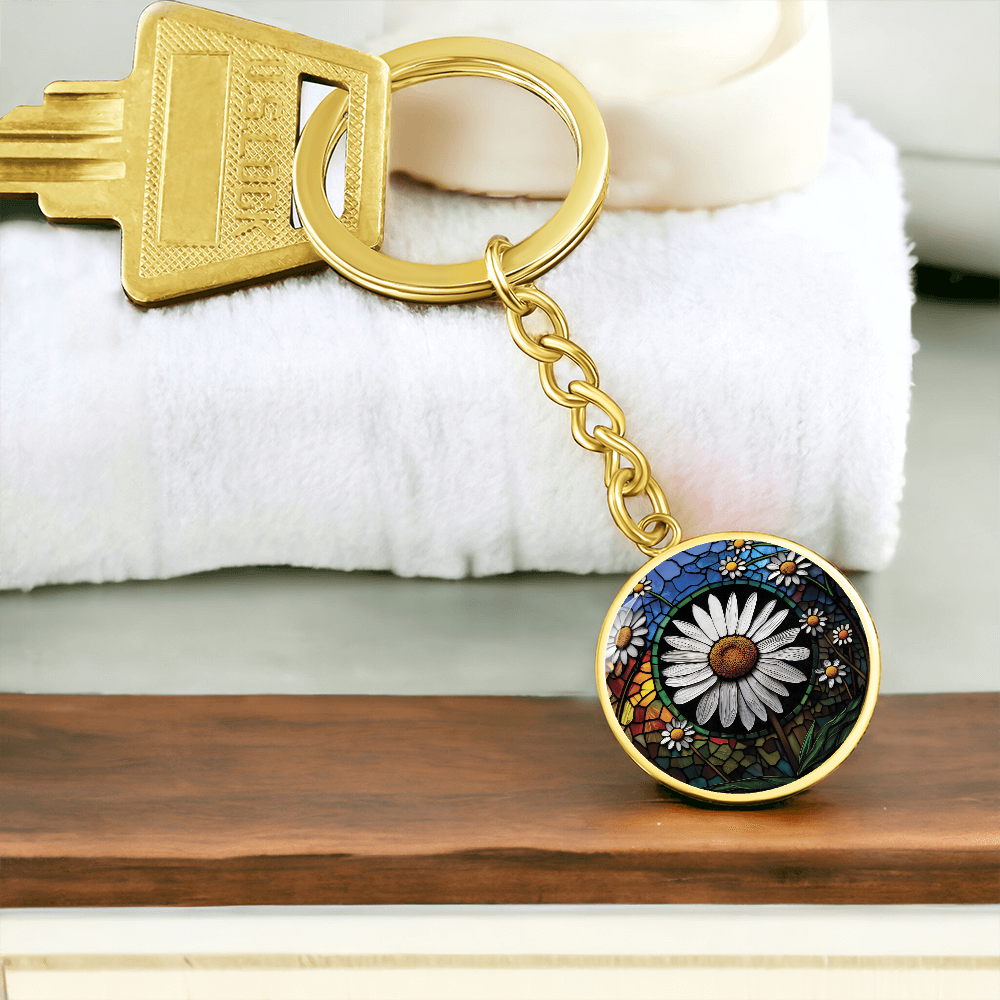 Daisy Keychain