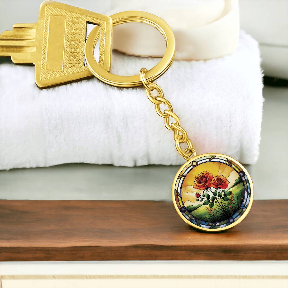 Rose Keychain