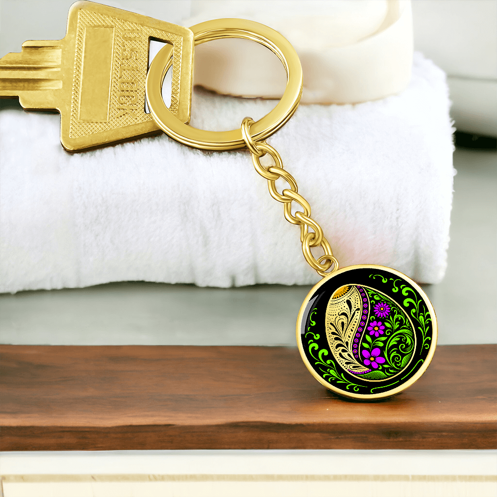 Easter Egg Keychain Purple