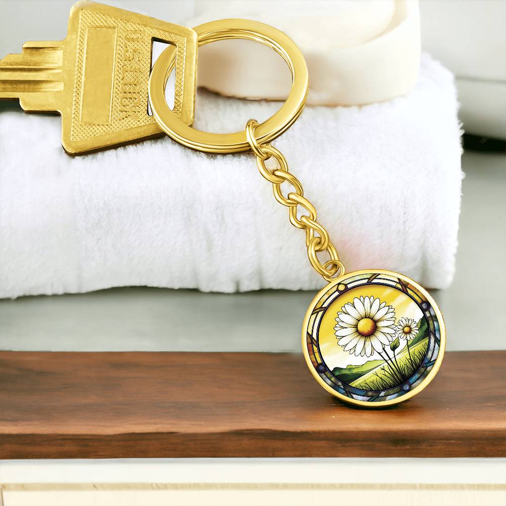 Daisy Keychain