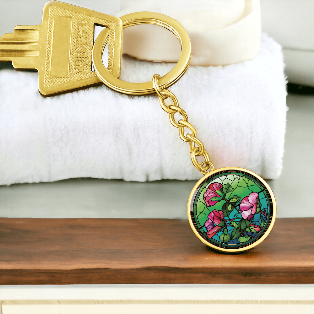 Sweet Pea Keychain