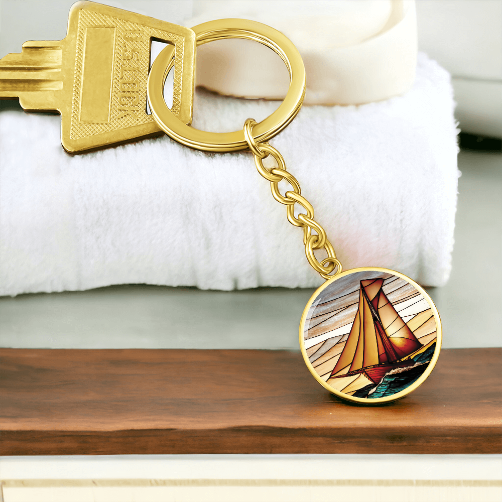 Sailboat Keychain