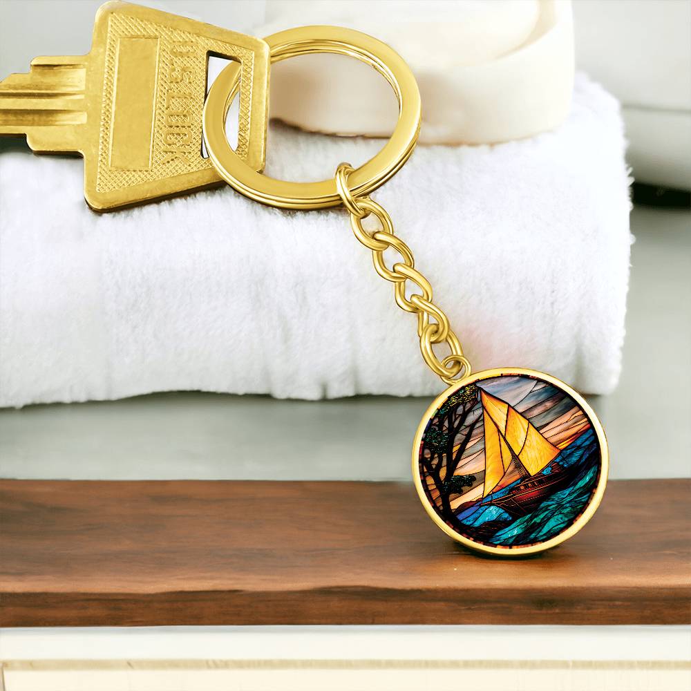 Sailboat Keychain