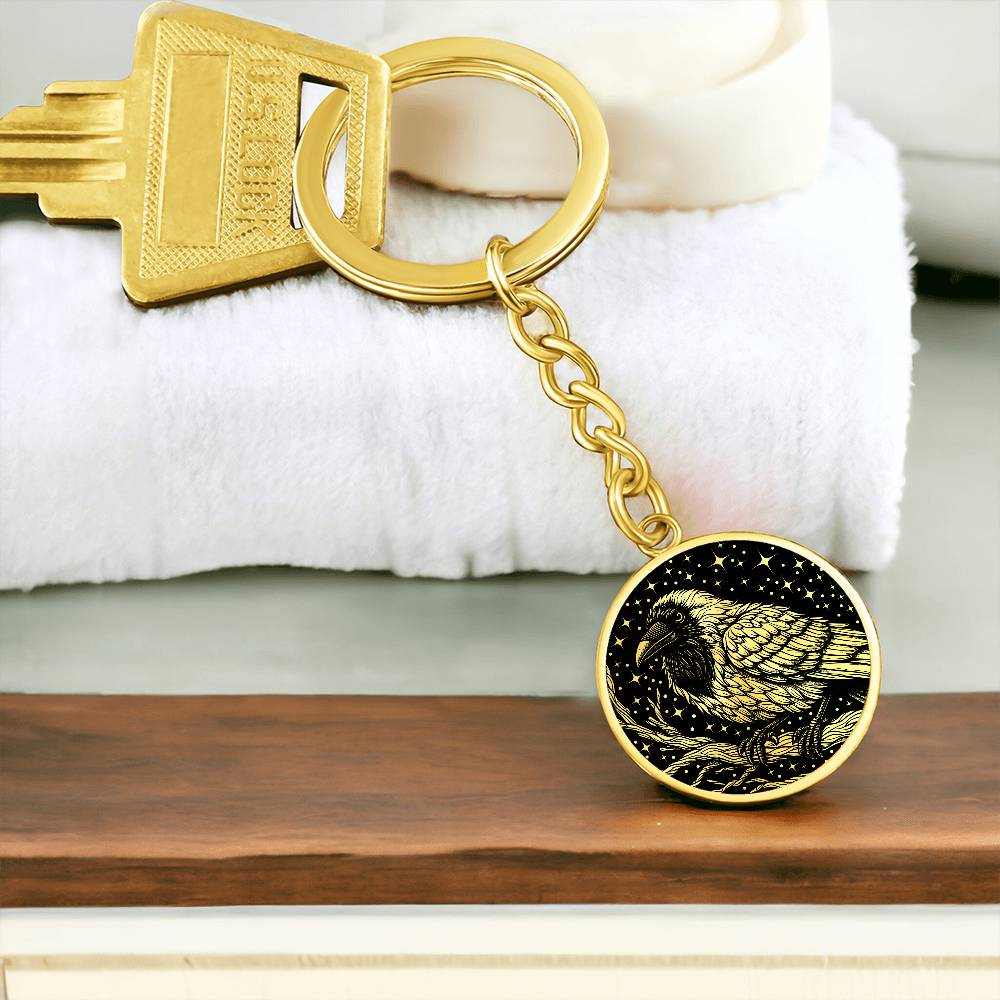 Crow Keychain