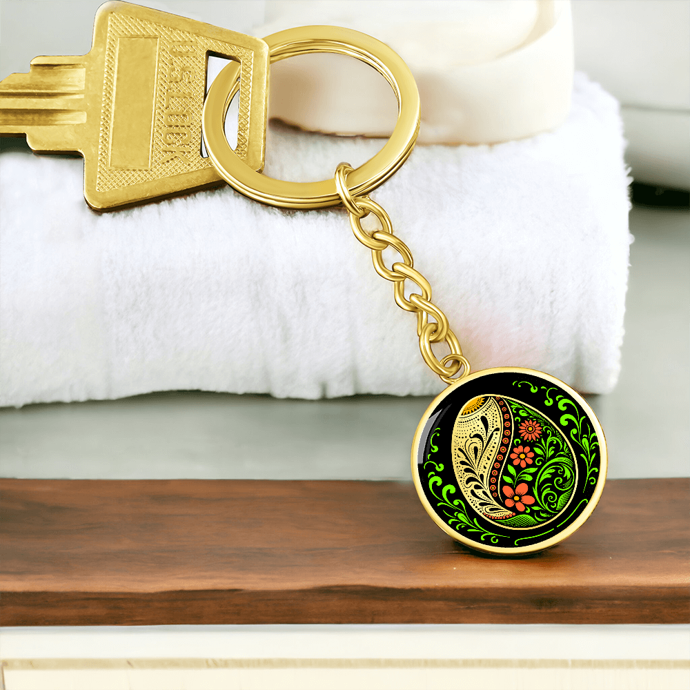 Easter Egg Keychain Orange