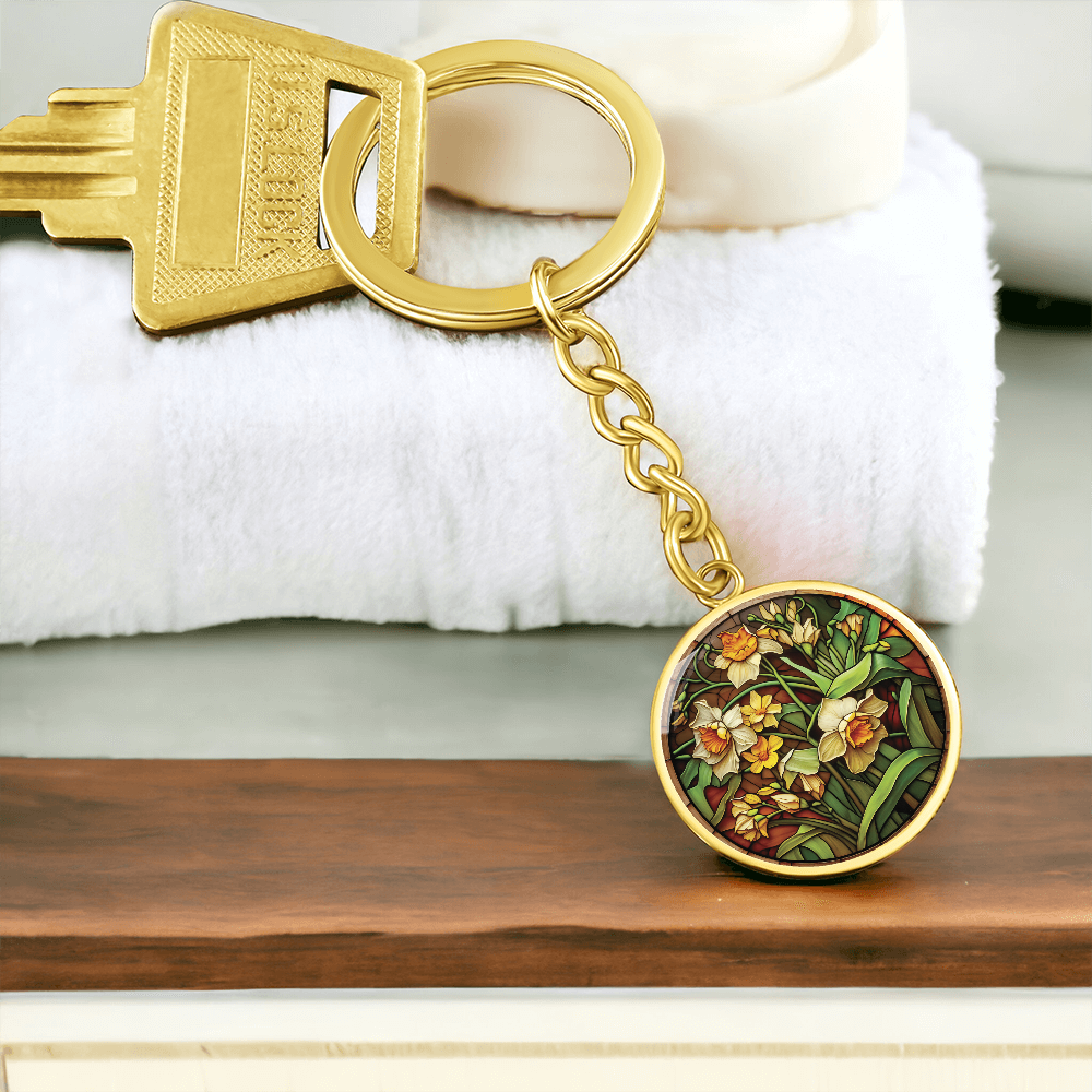 Daffodil Keychain