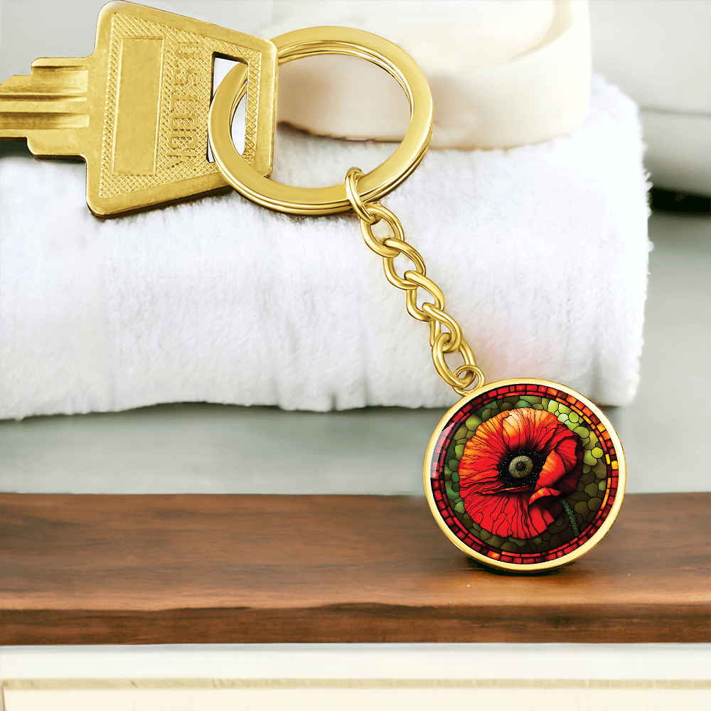 Poppy Keychain