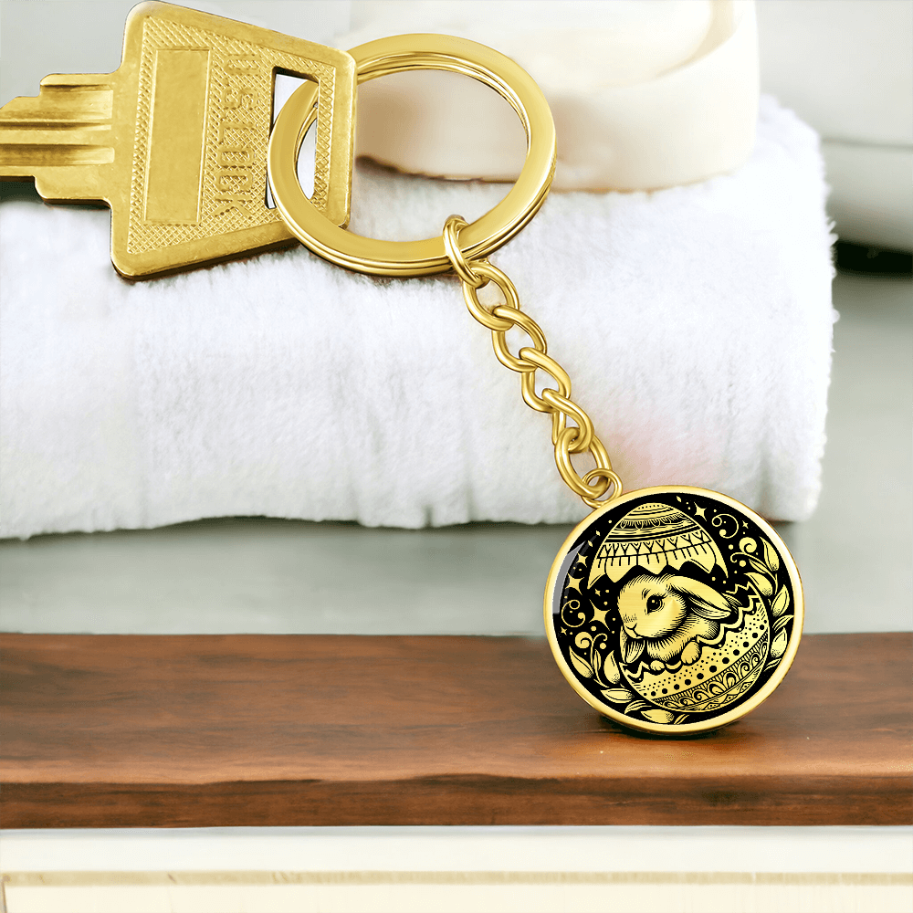Easter Bunny Keychain