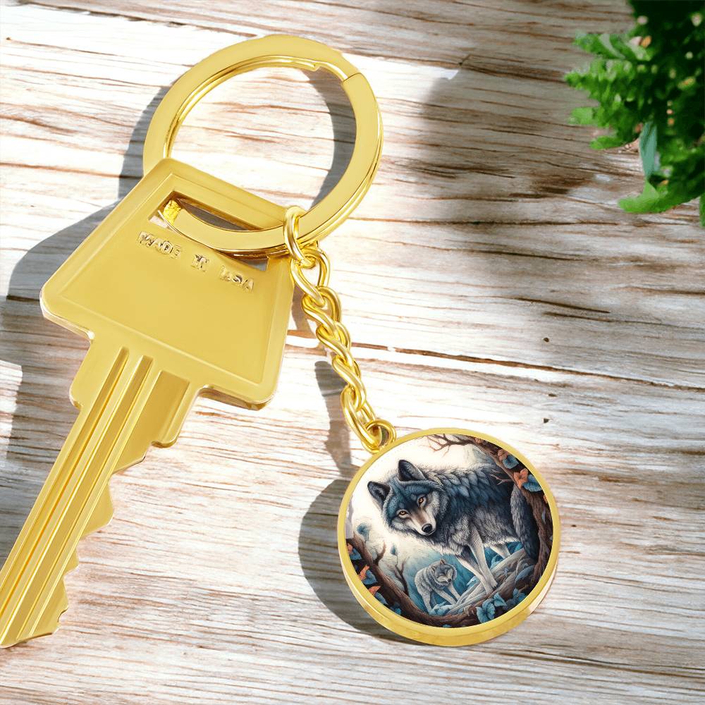 Wolf Keychain