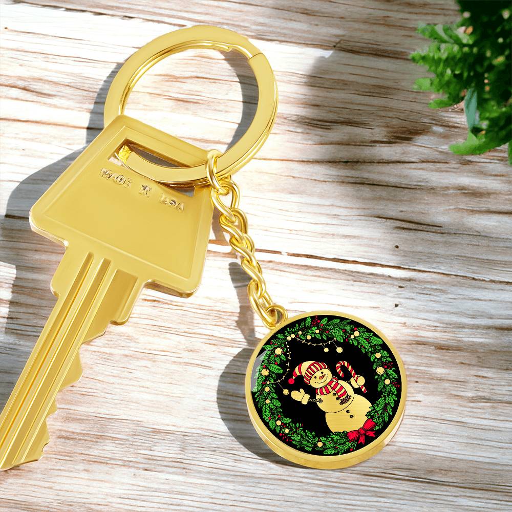 Snowman Keychain