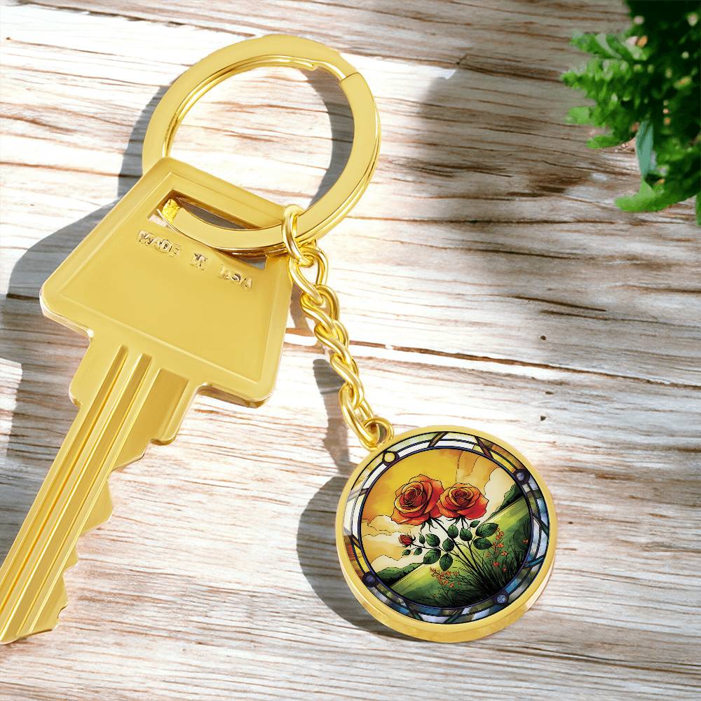 Rose Keychain