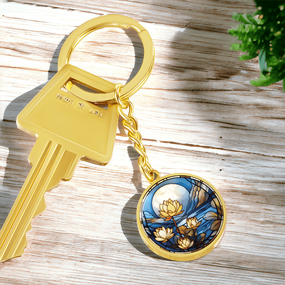 Water Lily Keychain