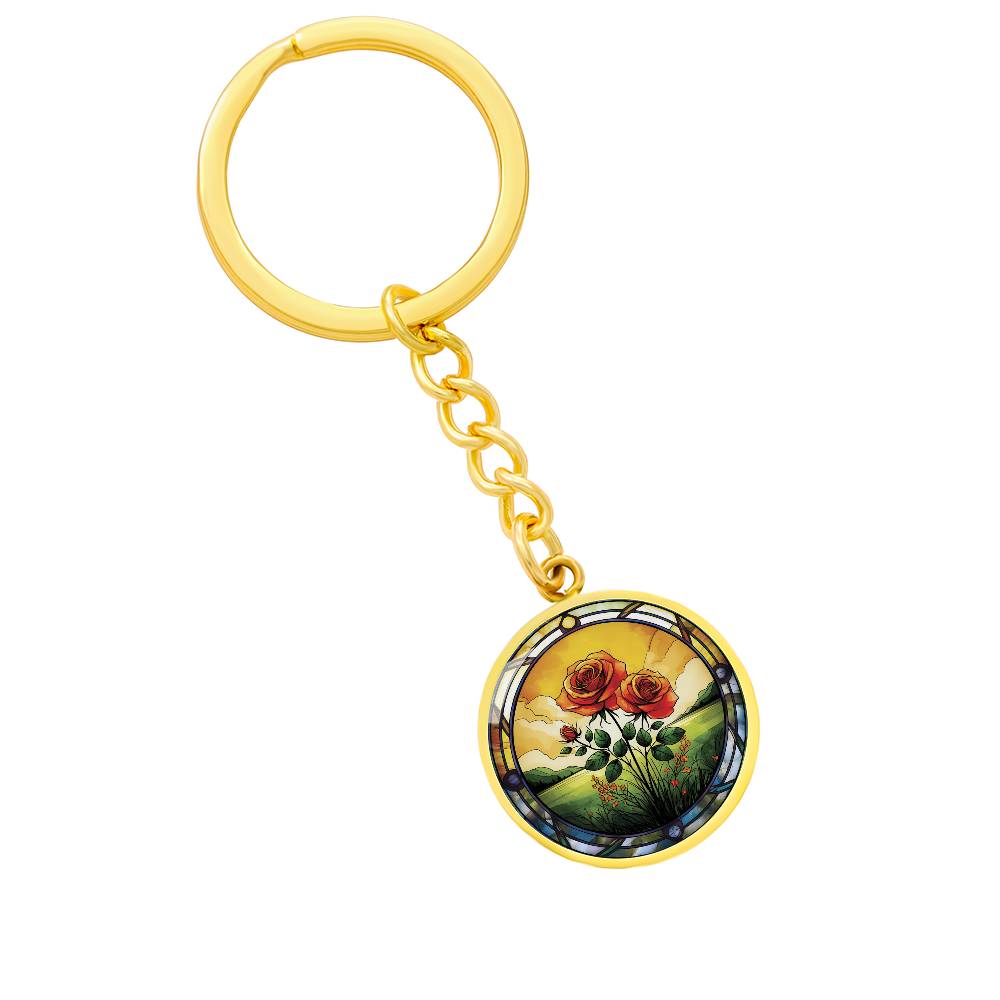 Rose Keychain