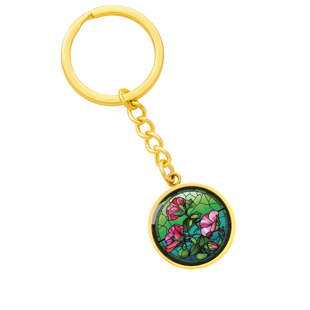 Sweet Pea Keychain