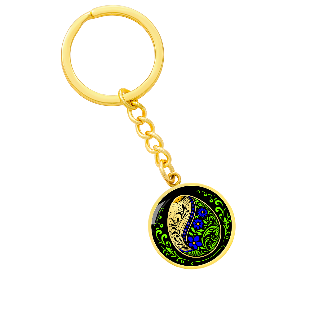 Easter Egg Keychain Blue