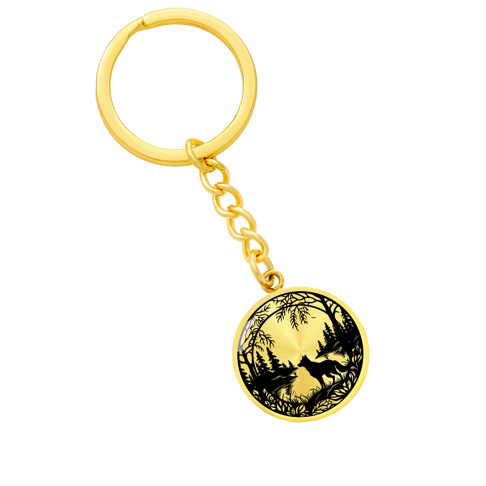 Wolf Keychain
