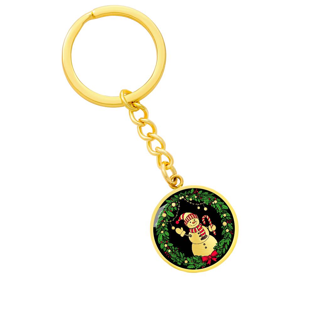 Snowman Keychain