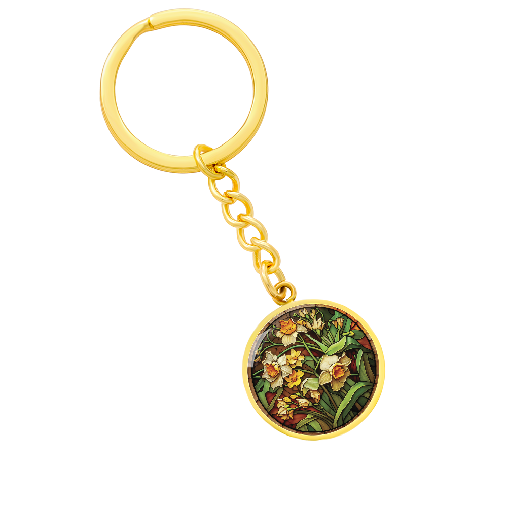 Daffodil Keychain