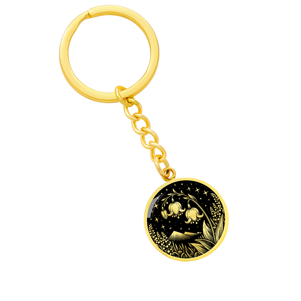 Lily of the Valley Keychain