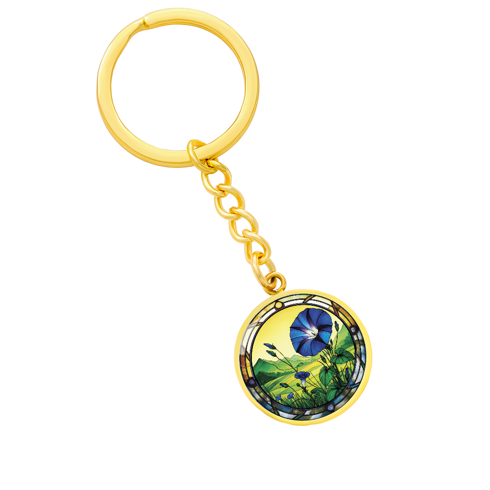 Morning Glory Keychain