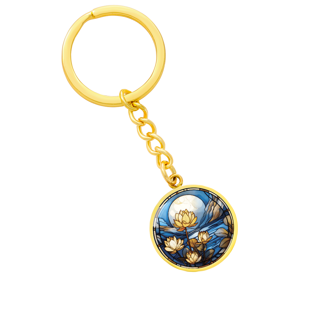 Water Lily Keychain