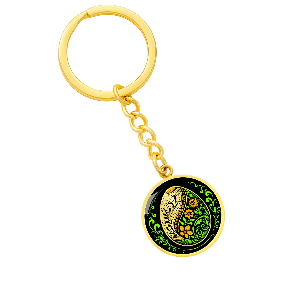 Easter Egg Keychain Yellow