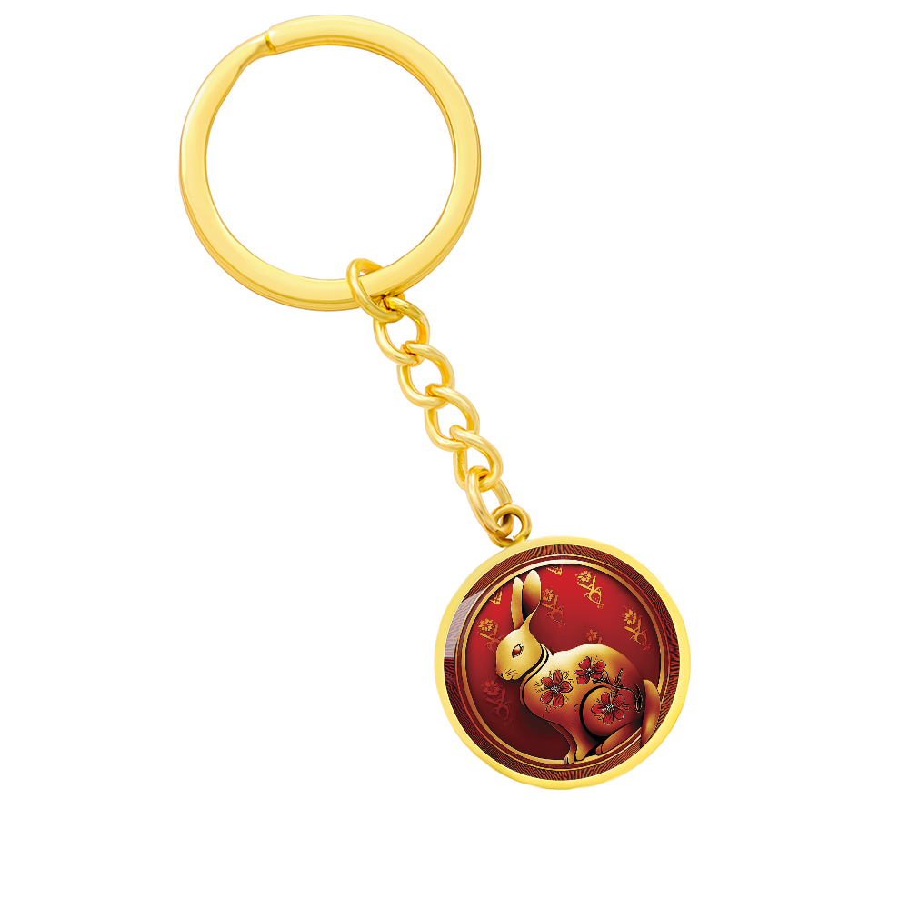 Rabbit Keychain - Chinese Zodiac Jewelry