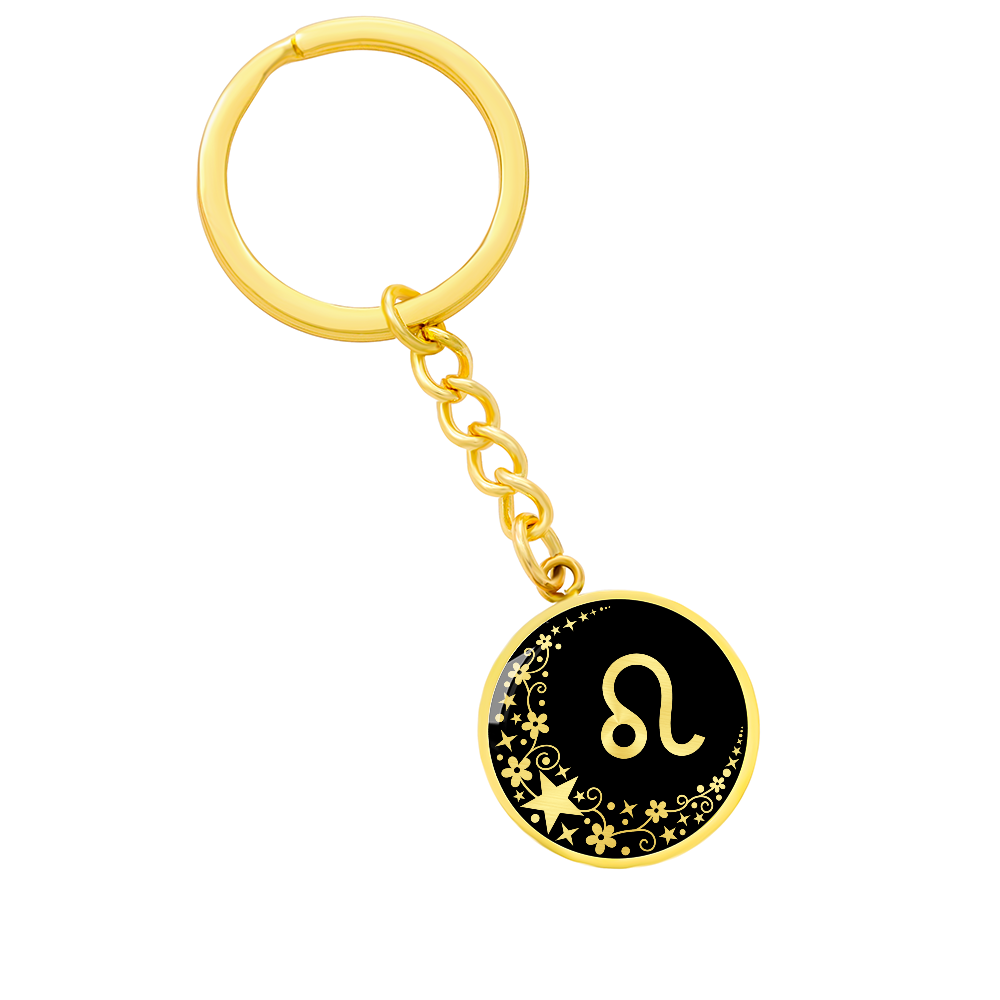 Leo Zodiac Keychain