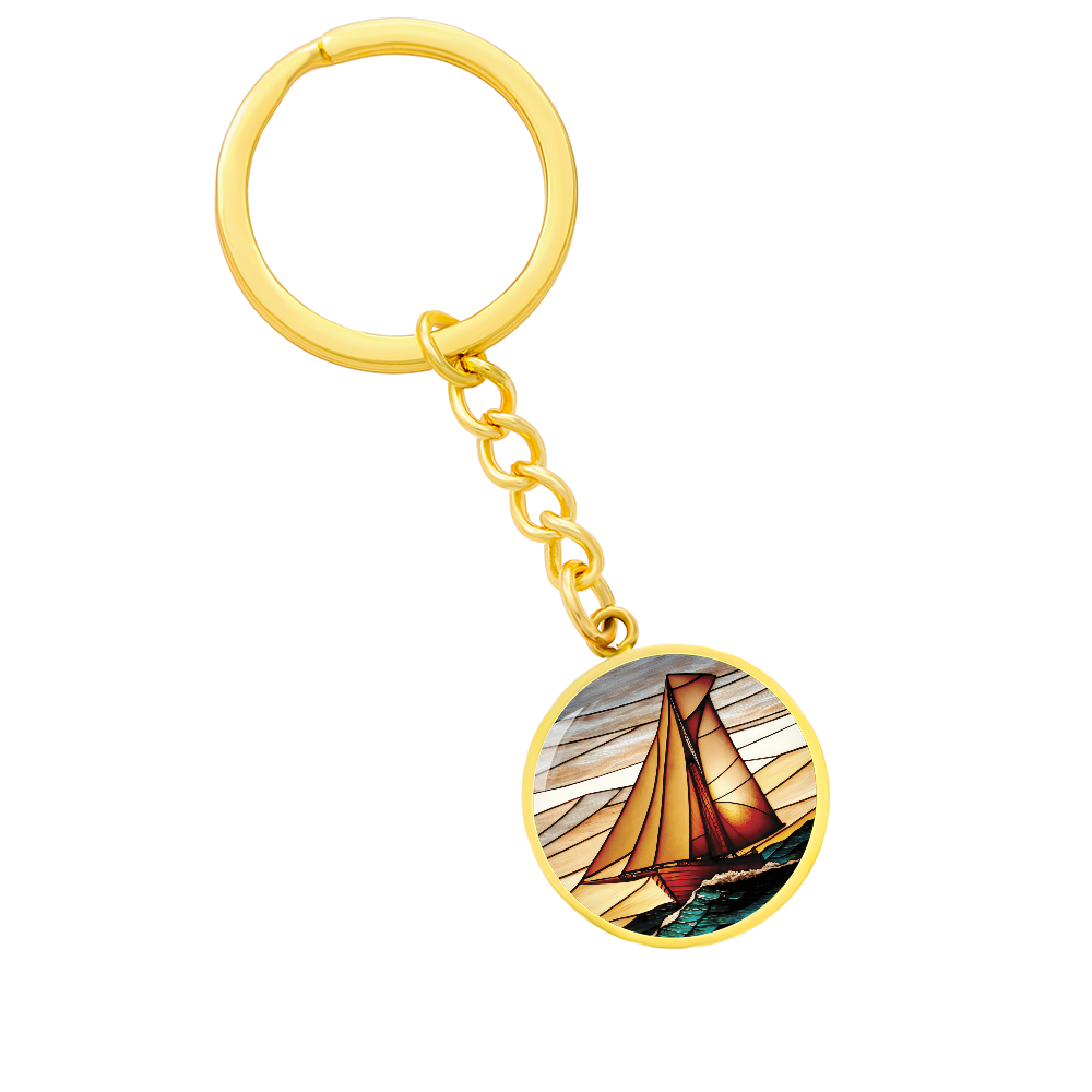 Sailboat Keychain
