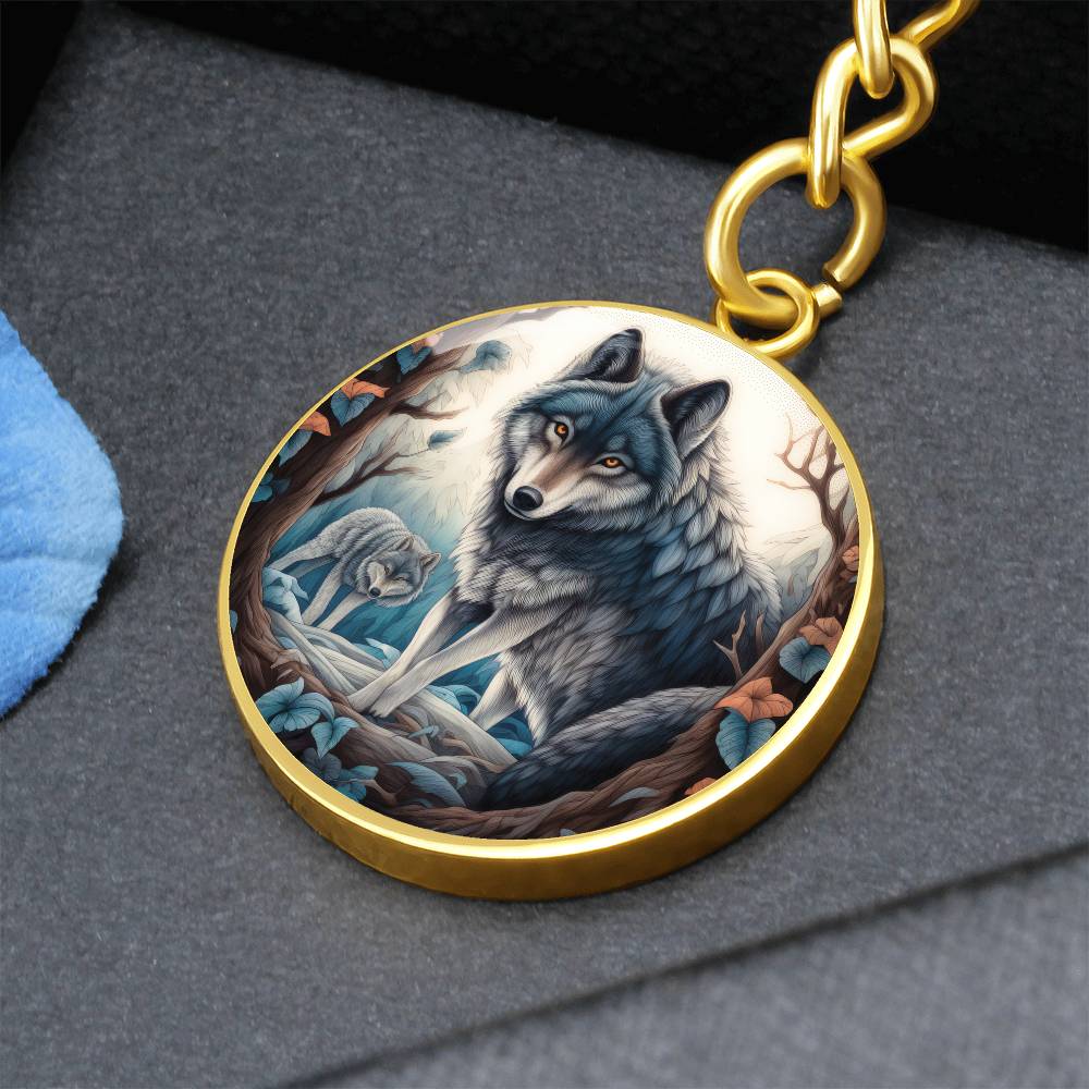 Wolf Keychain