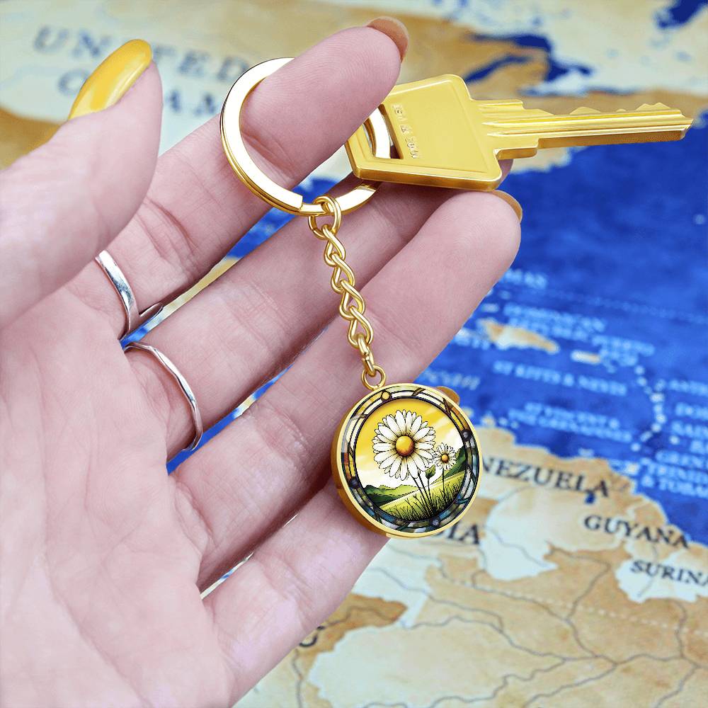 Daisy Keychain