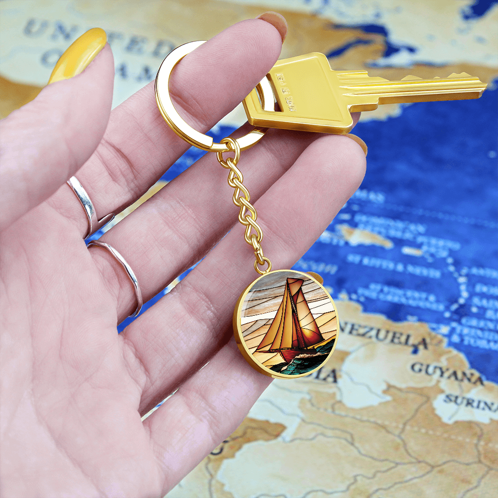Sailboat Keychain