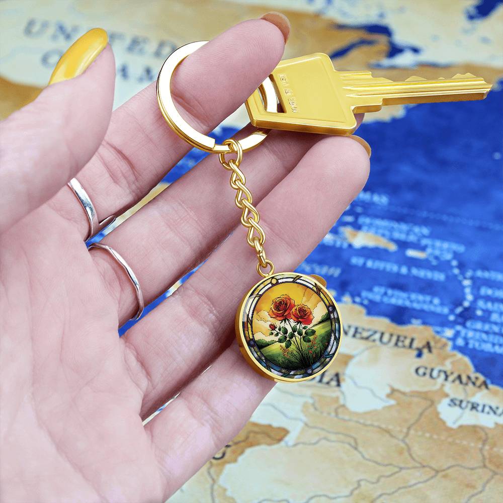 Rose Keychain