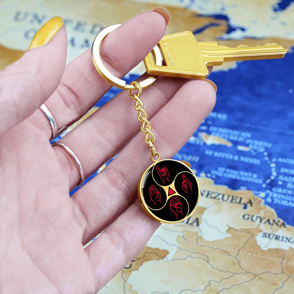 Alchemy Fire Keychain