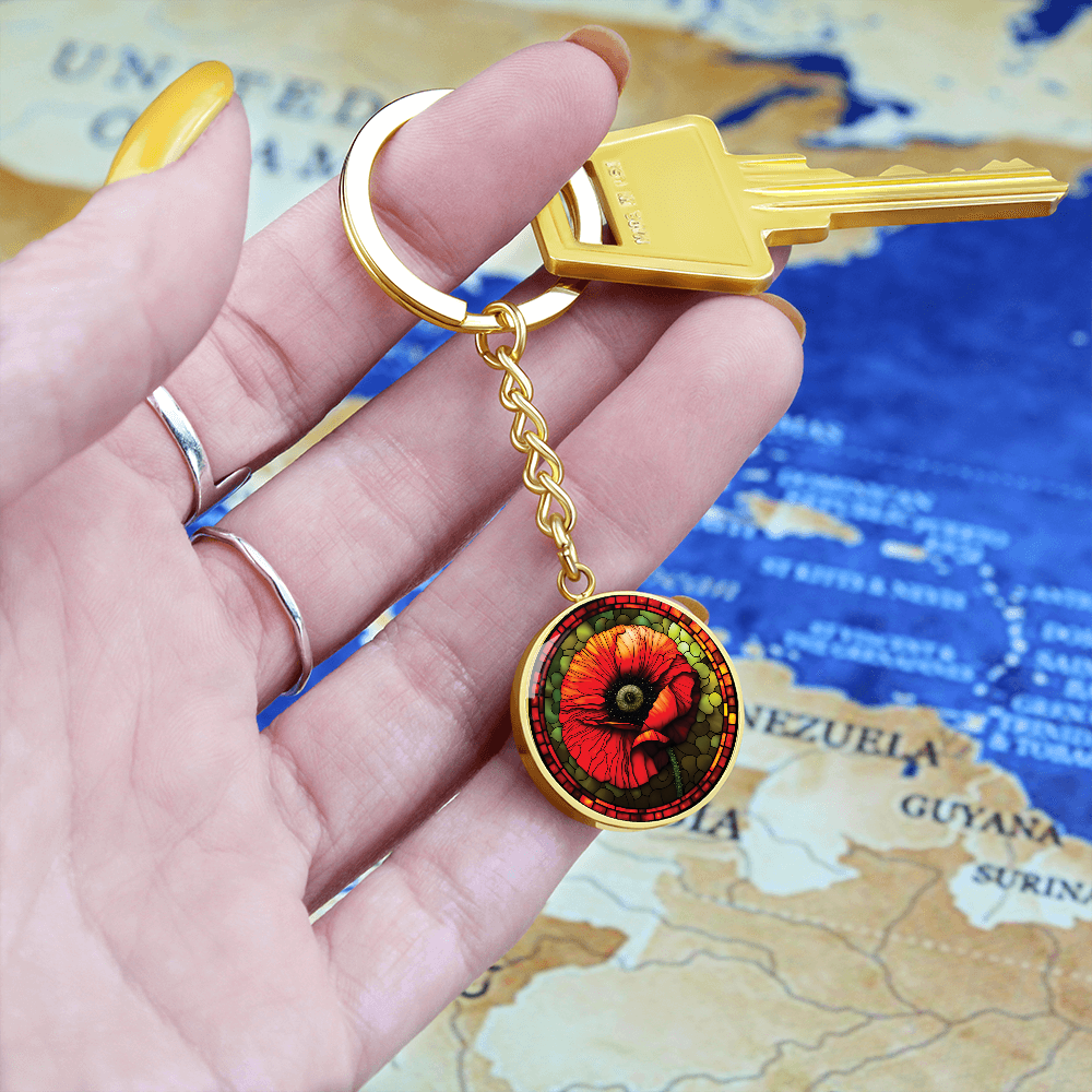 Poppy Keychain