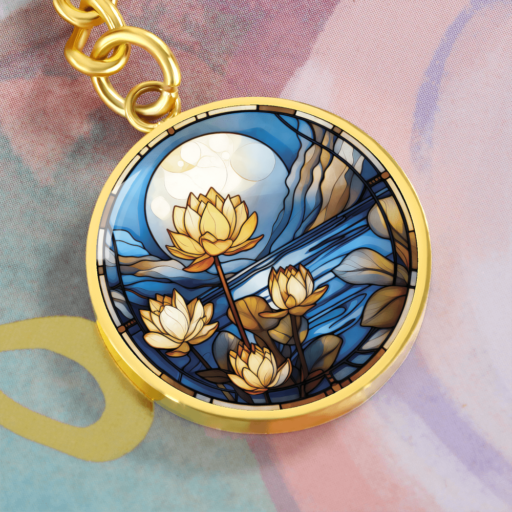 Water Lily Keychain