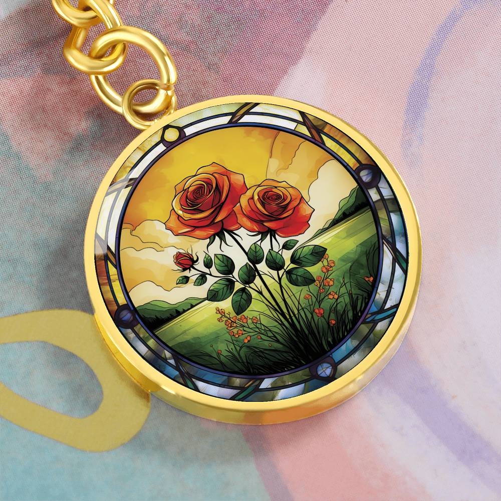 Rose Keychain