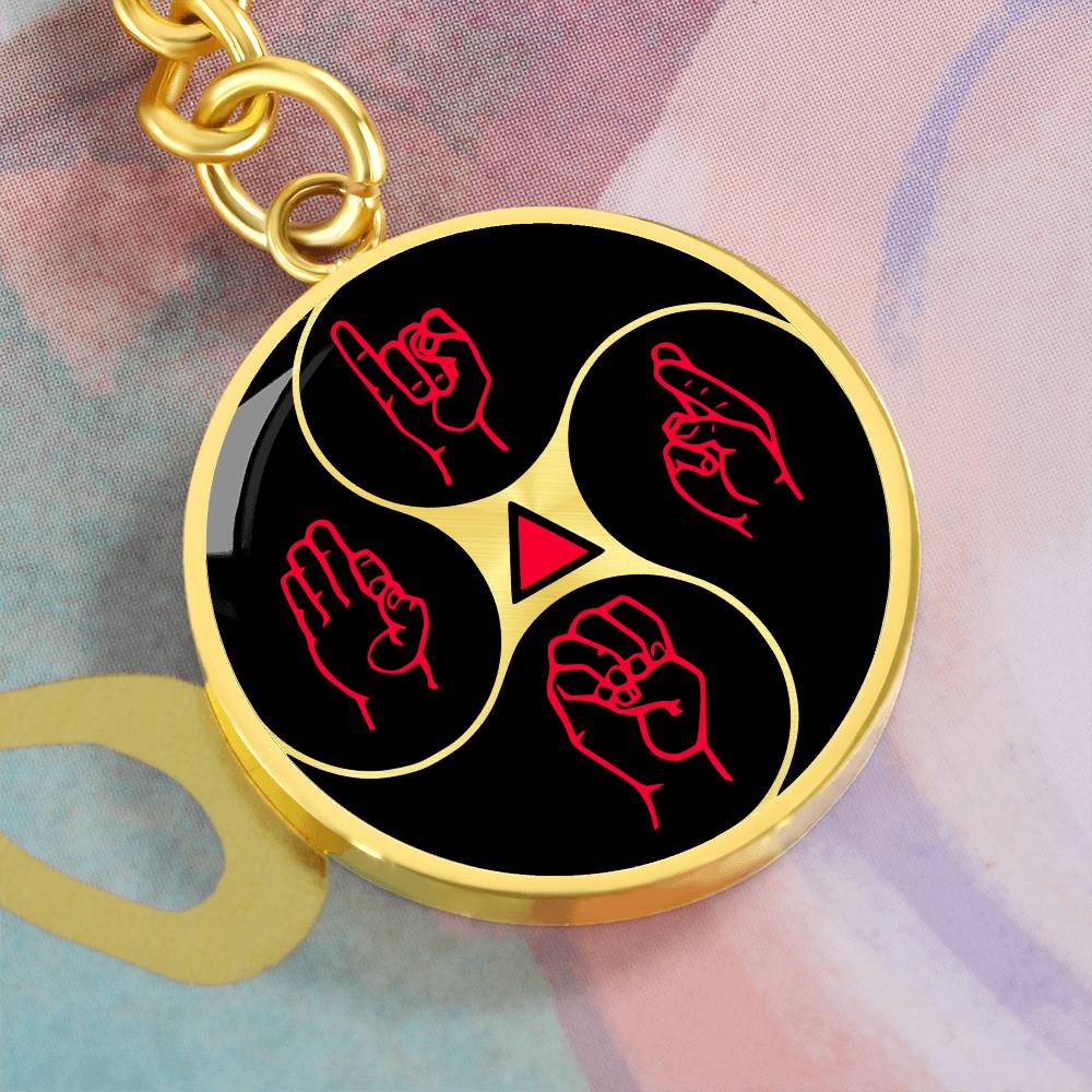 Alchemy Fire Keychain