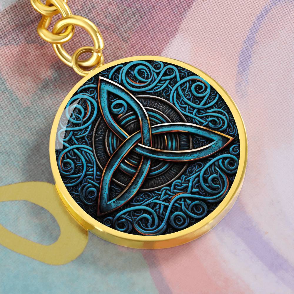Celtic Triquetra Keychain