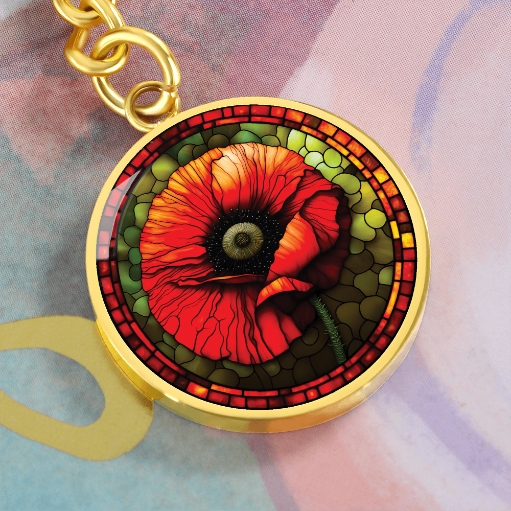 Poppy Keychain