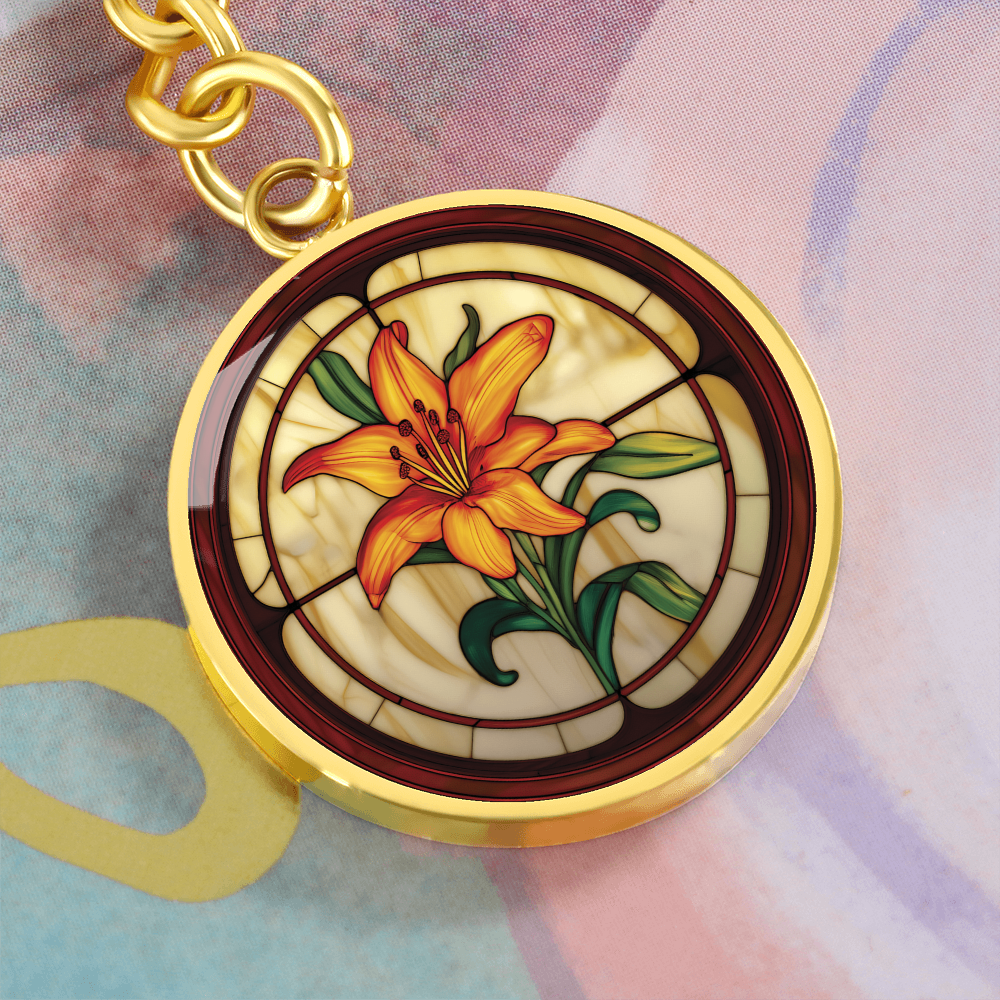 Tiger Lily Keychain