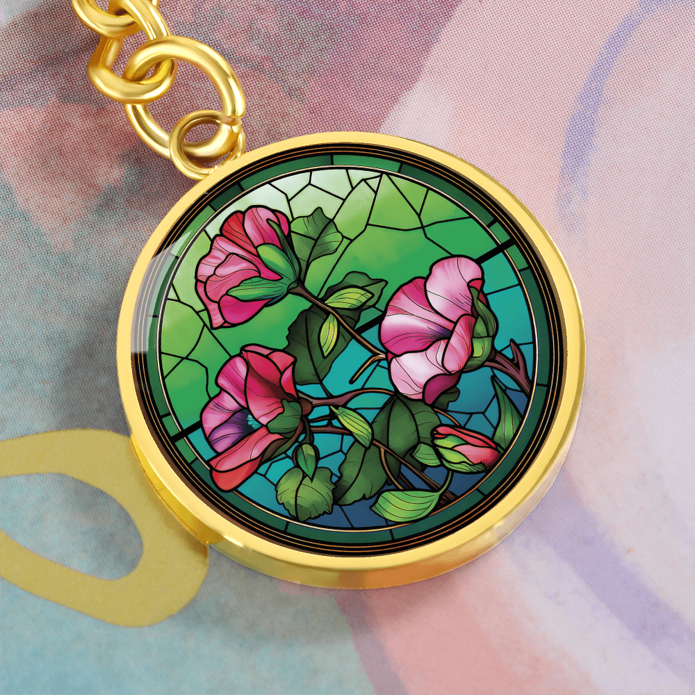 Sweet Pea Keychain