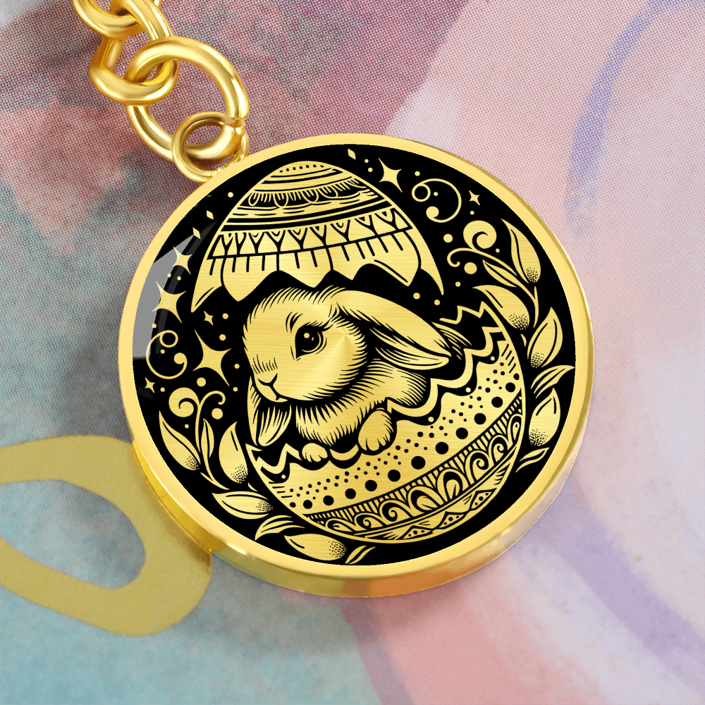 Easter Bunny Keychain