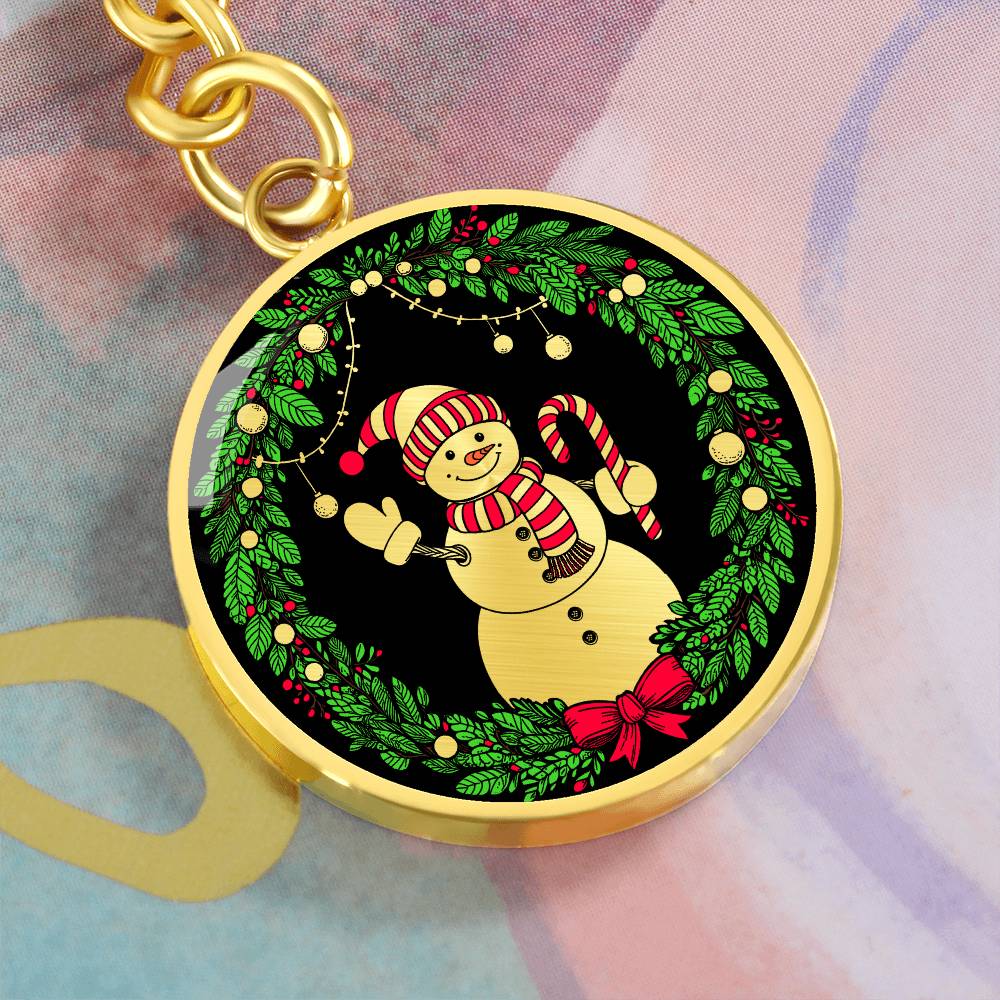 Snowman Keychain