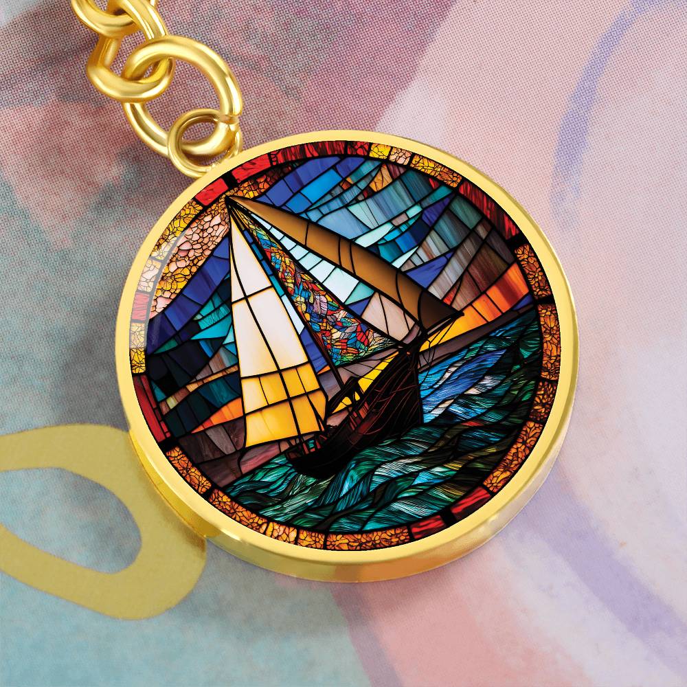 Sailboat Keychain