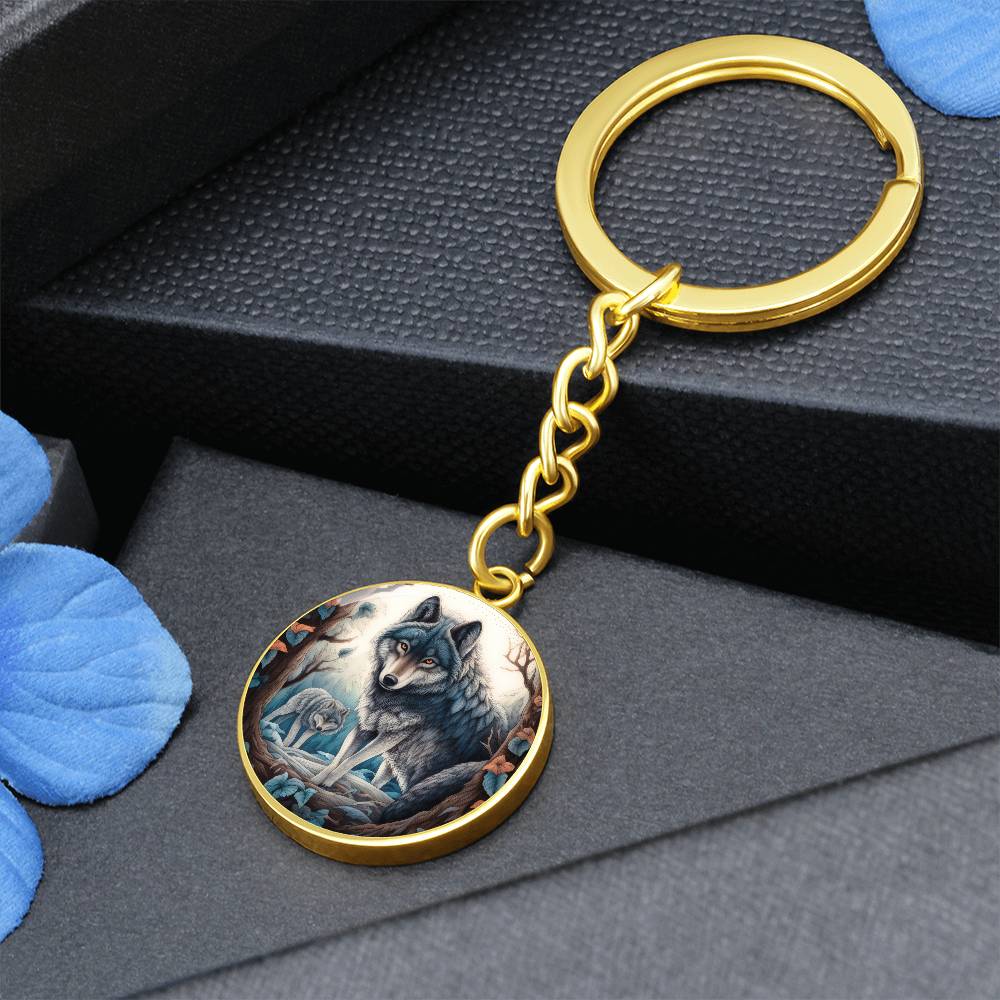 Wolf Keychain