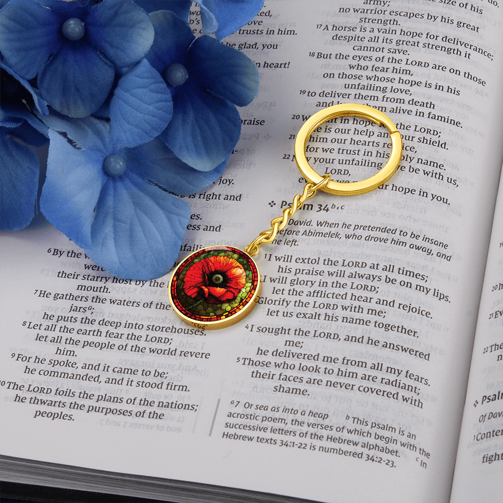 Poppy Keychain