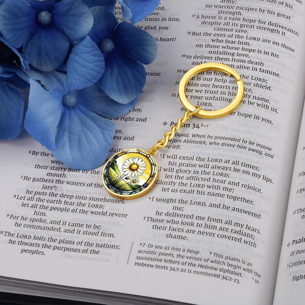 Daisy Keychain