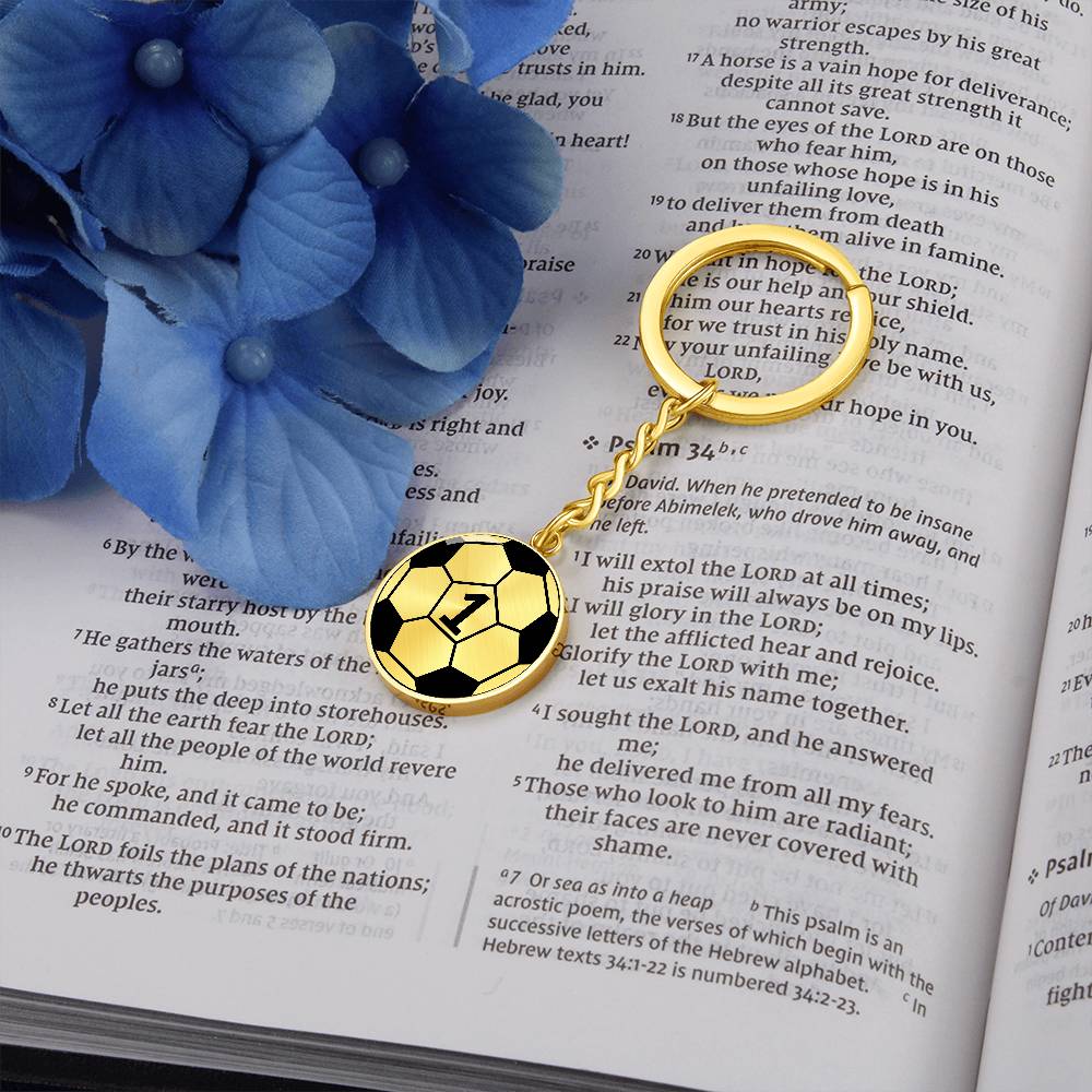 Soccer Keychain